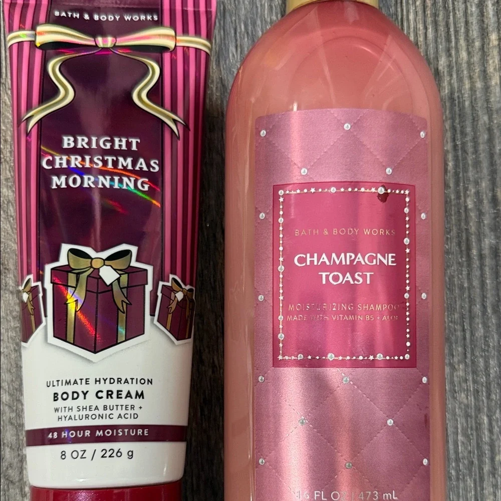 Bath & body works body cream and shampoo